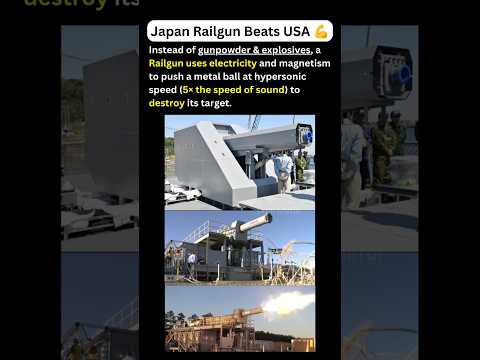 💥 Japan tests railgun that america quit, future war weapon revealed