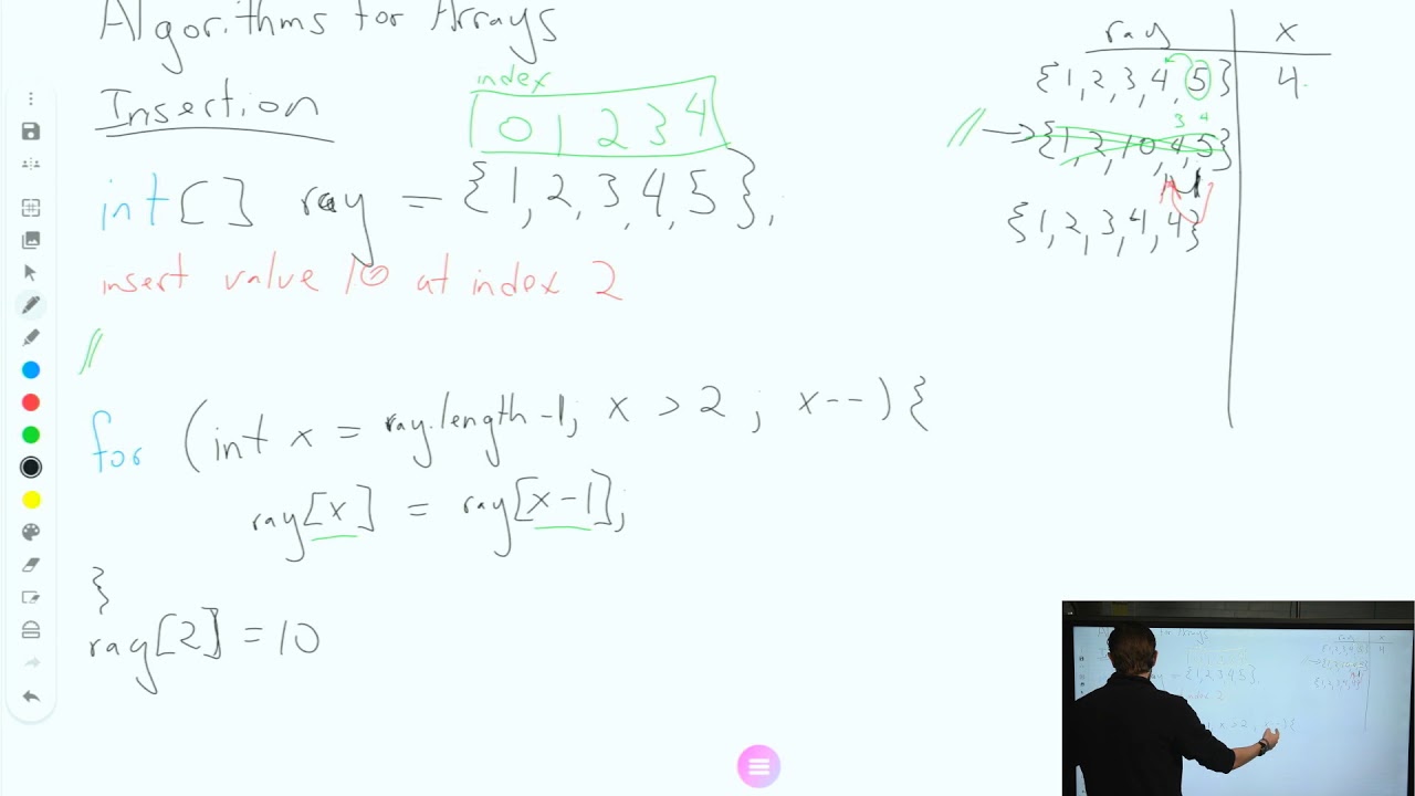 Insert and Delete Array Elements in Java | AP CSA Unit 6