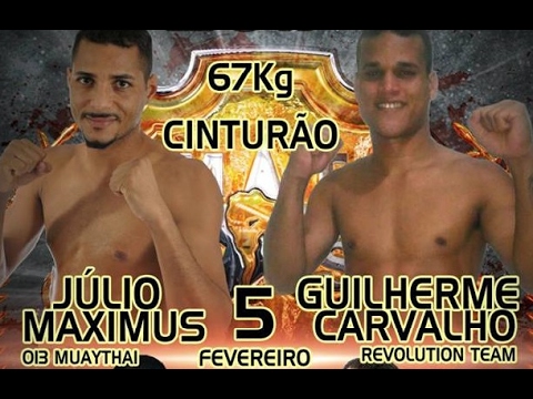 PORTUARIOS STADIUM - Júlio Maximus (013 MuayThai) X Gui Carvalho (Revolution) - 67KG