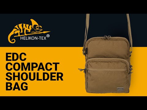 Сумка HELIKON-TEX EDC Compact Shoulder Bag-Sentinel Blue, тактическая прочная синяя сумка через плечо для ДСНС - фото 1 - id-p2378699351