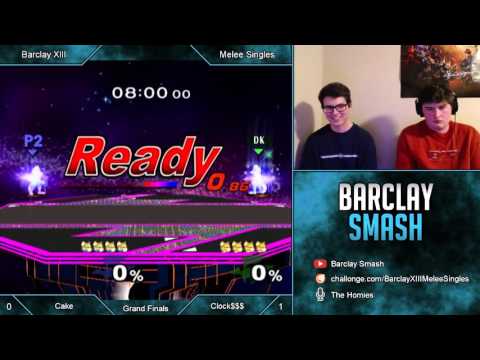 Barclay XIII: Melee Singles - Cake vs Clock$$$ (Grand Finals)