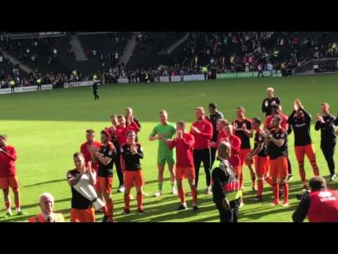 Blades vs mk dons players jack o connel magic hat