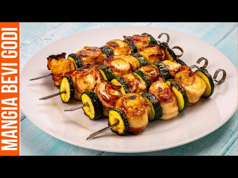 SPIEDINI DI POLLO ALLA GRIGLIA