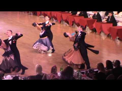 WDSF World Open Standart 1/4 Viennese Walts Edgaras Baltaragis - Indre Kucinskaite