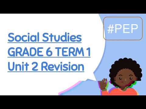 Grade 6|| Social Studies|| Term 1|| Unit 2 Revision|| #PEP