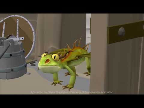 Early Version of How To Train Your Dragon FOOTAGE (2008 - Cancelled Movie)