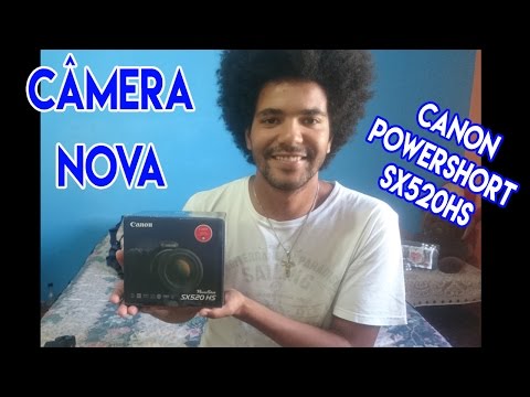 CÂMERA NOVA CANON SX520HS POWERSHORT