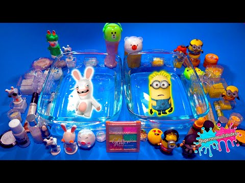 Mezclando Minions VS Rabbids en Slime  - Supermanualidades