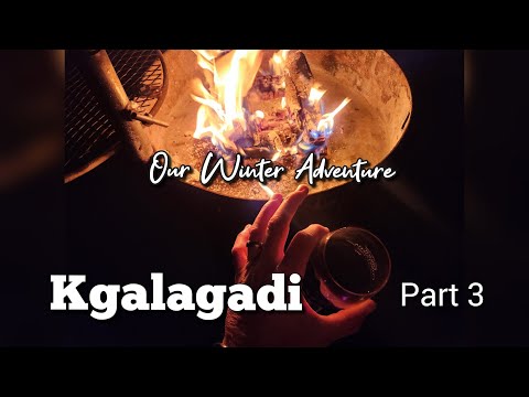 Kgalagadi Winter Adventure: Part 3 - Nossob, traveling from Rooiputs to Nossob, camping on the fence