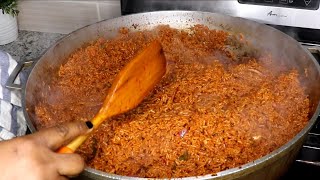 How to cook jollof rice for a get together.| Nigerian Party Jollof Rice |Cook With Me.