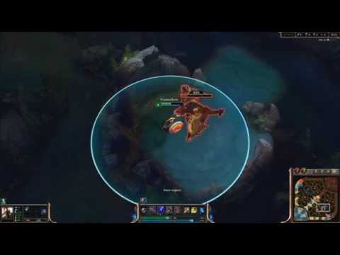 LoL Lvl 1 Dragon easy kill HD 1080