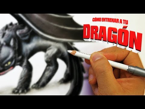 Como Dibujar a CHIMUELO /TOOTHLESS | Fan Art Como Entrenar a Tu Dragon | Muy Fácil | DibujAme Un
