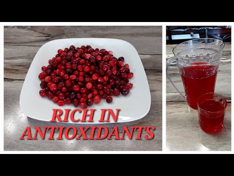 HOW TO MAKE CRANBERRY JUICE. A SUPER JUICE!