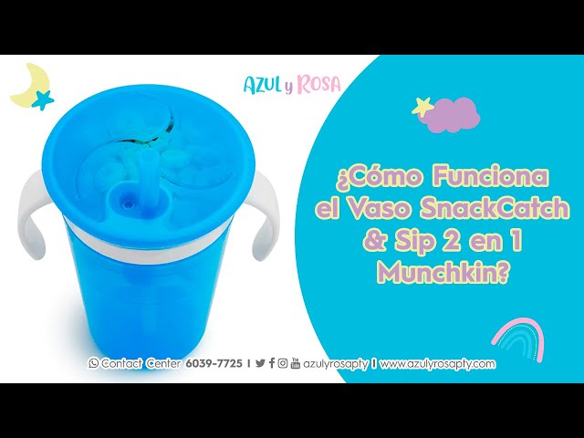 Vídeo relacionado con Munchkin 2 Pack Taza Pajita Click Lock Bebé | 207ml | Azul/Verde