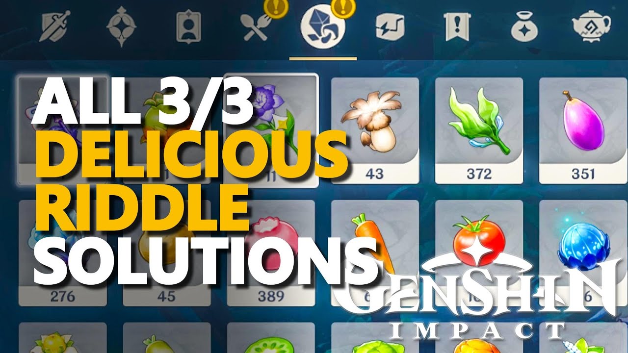 Delicious Riddle Genshin Impact