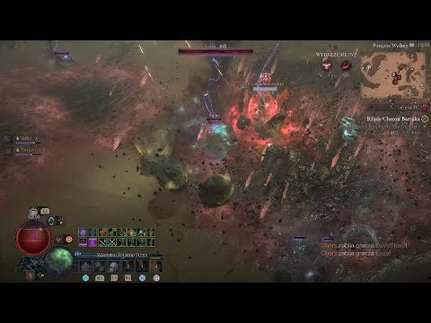 Diablo 4 Druid boulder vs Necro, Sorc, Barb pvp s10
