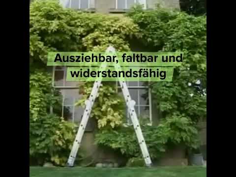 Starlyf® Multiple Ladder 12 in 1 | Mehrzweckleiter, Leiter aus Aluminium, klappbar, multifunktional