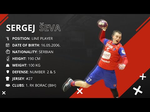Sergej Ševa | Line Player | RK Borac | Highlights | Handball | CV | 2024/25