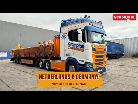 Leben im SCANIA S770: Eine Woche durch die Niederlande und Deutschland 🇳🇱 🇩🇪