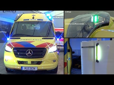Dutch ambulance w/ an interesting pull out cabinet - Miesen - Rettmobil 2019 expo [GER | 5.2019]