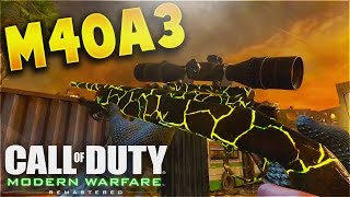 "M40A3" - SNIPER RIFLE ROAD TO "EXCLUSION ZONE CAMO" - MODERN WARFARE REMASTERED (UNLOCKING GOLD)