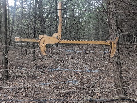 Patching A Rusty Barbed Wire Fence with a GoldenRod...
