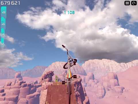 Trying to get too 100,000 on BMX 2. Part 1