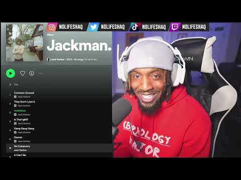 NoLifeShaq REACTS to Jack Harlow - Jackman. (Full Album)