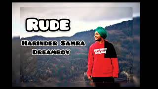 Rude Harinder Samra Dream boy Ammy records