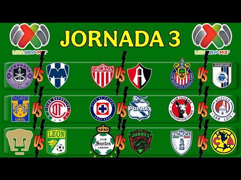 JORNADA 3 LIGA MX CLAUSURA 2026