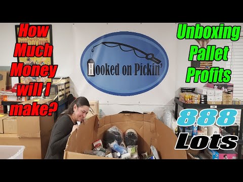 888 Lots Pallet Unboxing Profits Revealed - There are so Many items in this Pallet! - Reselling