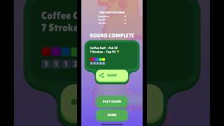 Feb 22 Top 1% Coffee Golf #golf #gaming