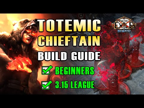 PoE 3.15 Builds - ANCESTRAL WARCHIEF Chieftain Build Guide for Beginners of Path of Exile (Outdated)