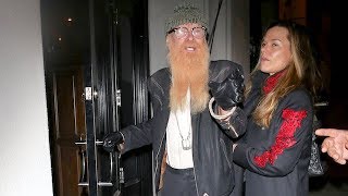 ZZ Top Rocker Billy Gibbons Dines At Craig&#39;s With His Lovely Wife