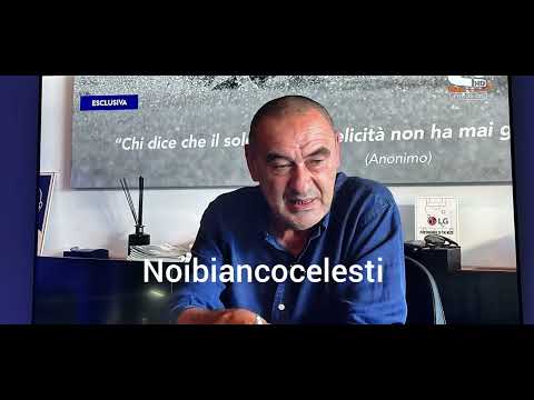 L'intervista integrale di Alfredo Pedullà a Maurizio Sarri #Lazio #Lotito #CalciomercatoLazio