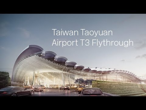 Passagem aérea do Terminal 3 do Aeroporto Taoyuan de Taiwan | RSHP