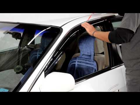 WELLvisors window visor Installation Video - Honda Accord Sedan 98-02