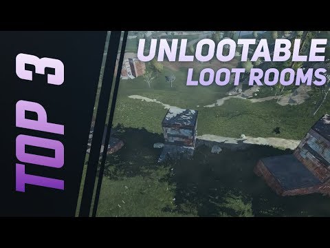 TOP 3 RUST Unlootable Loot Rooms