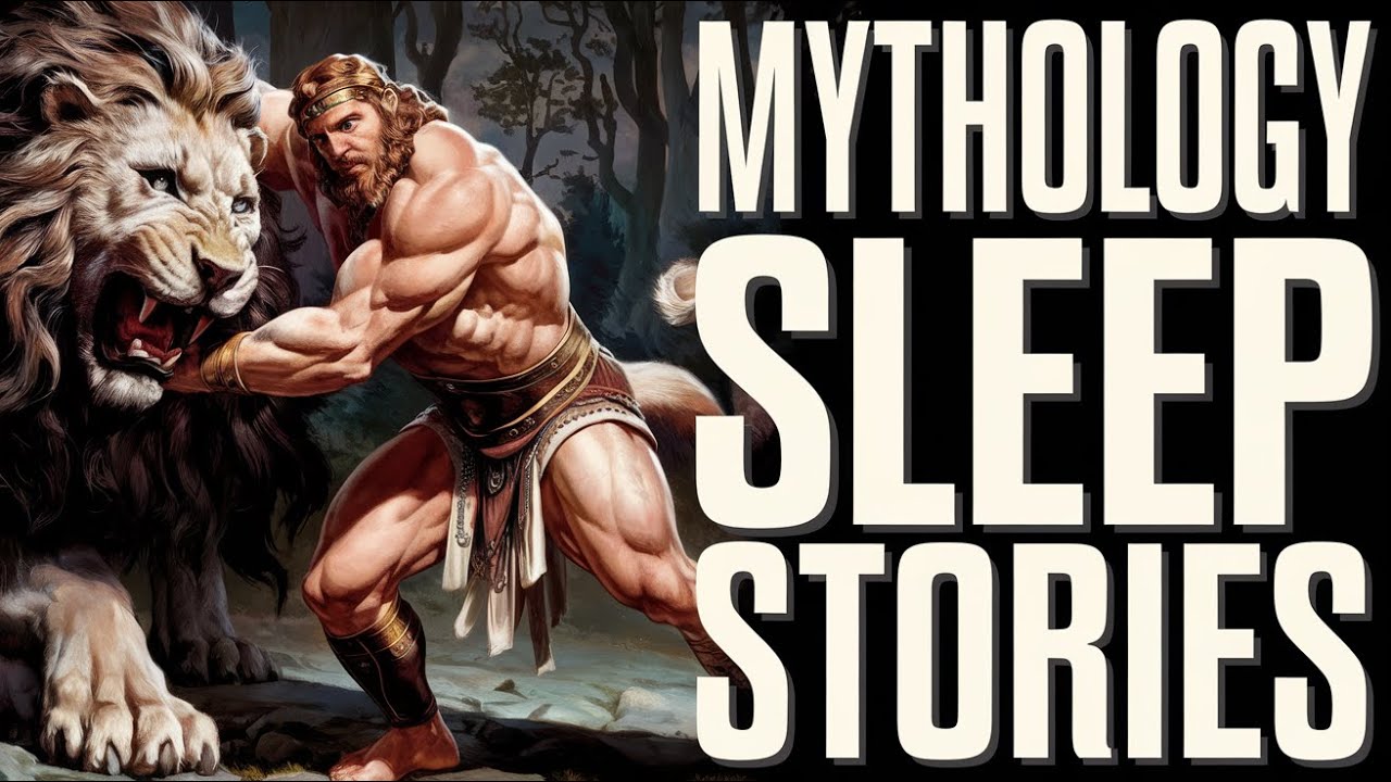 Greek Mythology Stories for Sleep | Relaxing Tales from the Gods | Black Screen With Rain Sounds