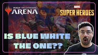 Is Blue White the One?? | AARON PLAYS Marvel Super Heroes Premier Draft | MTG Arena