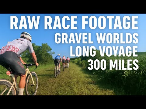 Gravel Worlds Long Voyage 300 | 40 Min Raw Race Footage | Ride Along on the Trainer