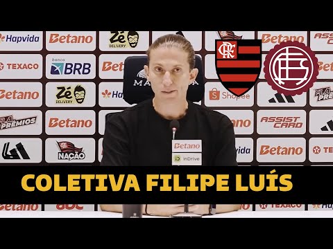 COLETIVA FILIPE LUÍS - FLAMENGO X LANÚS - FLAMENGO VICE CAMPEÃO DA RECOPA SULAMERICANA