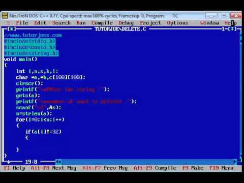 Basic Program In C In Tamil