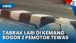 TABRAK LARI DI KEMANG BOGOR! Dua Pengendara Motor Tewas setelah Diseruduk Brio dari Belakang
