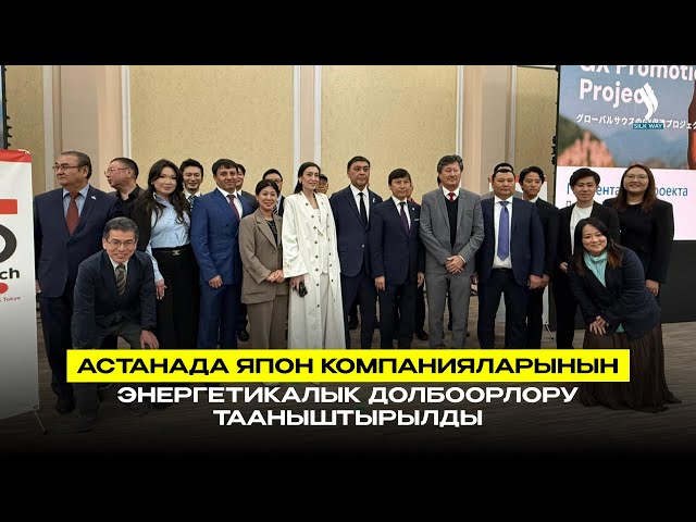 Астанада Япон компанияларынын энергетикалык долбоорлору тааныштырылды