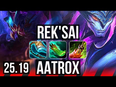 REK'SAI vs AATROX (TOP) | 66% winrate, Godlike, 11/3/5 | EUW Diamond | 25.19