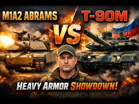 M1A2 Abrams vs T-90M – Heavy Armor and Direct Firepower Showdown