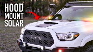 Hood Mounted Solar Panels For Toyota & Jeep - Lensun Solar