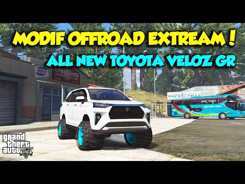 MODIF OFFROAD ALL NEW TOYOTA VELOZ GR MANTUL - GTA V SULTAN UPIN IPIN EPISODE SPESIAL