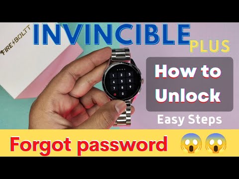 How to disable password lock in fireboltt invincible Plus Smartwatch || Premium Design